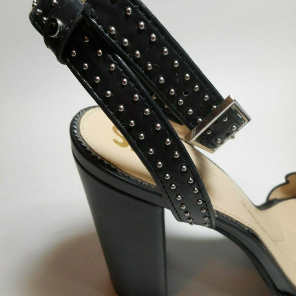 SAM EDELMAN Black High Heel Sandals - Picture 6 of 7